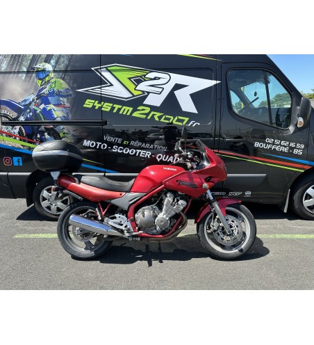 Moto route yamaha xj 600 n diversion rouge avec CT