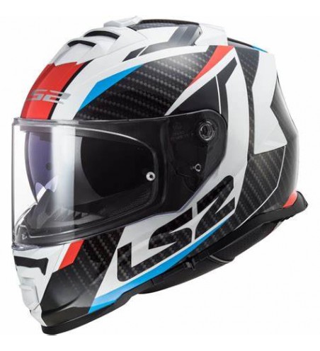 CASQUE LS2 FF800 STORM RACER RED BLUE XS