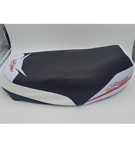 HOUSSE DE SELLE CONTI NOIRE ROUGE BLANC BOOSTER