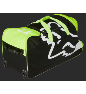 SAC A ROULETTES SPORT FOX JAUNE FLUO