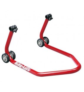 BEQUILLE ARRIERE UNIVERSELLE BIKE LIFT ROUGE EN V