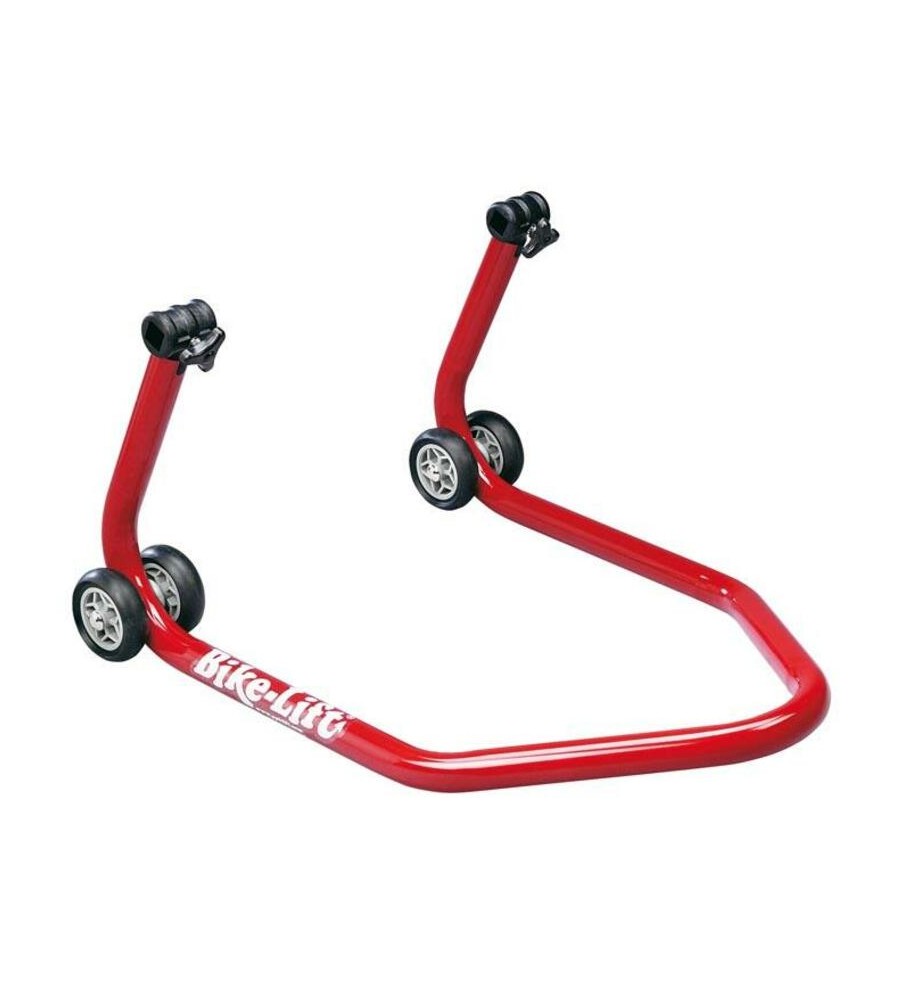 BEQUILLE ARRIERE UNIVERSELLE BIKE LIFT ROUGE EN V