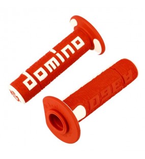 REVETEMENT DE POIGNEE DOMINO A360 ROUGE ET BLANC