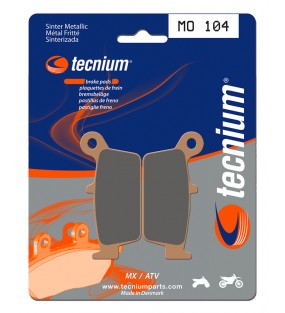 PLAQUETTES DE FREIN TECNIUM MX/QUAD METAL MO104