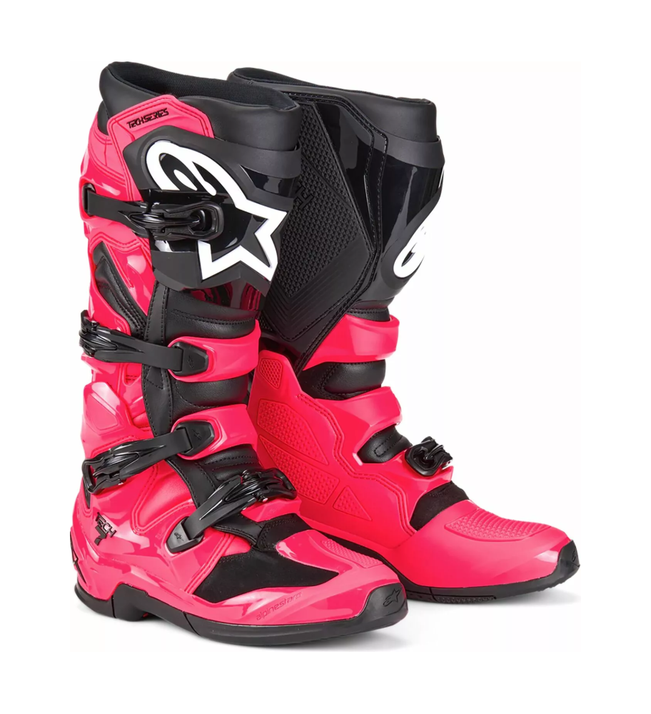 BOTTES ALPINESTAR TECH 7 ROSE ET NOIR