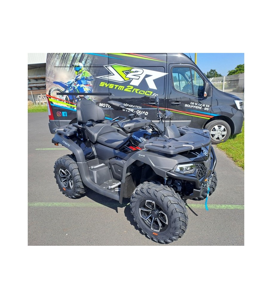 QUAD CF MOTO CFORCE 625  L7E NOIR DECO ROUGE  2024