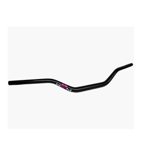 GUIDON MECABOITE MOTO KRM 28mm noir et rose