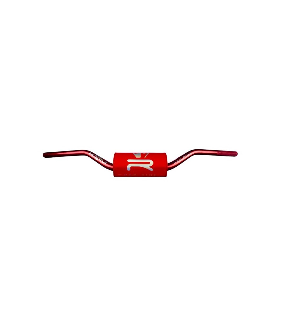 GUIDON KRM ROUGE AVEC MOUSSE D 28MM