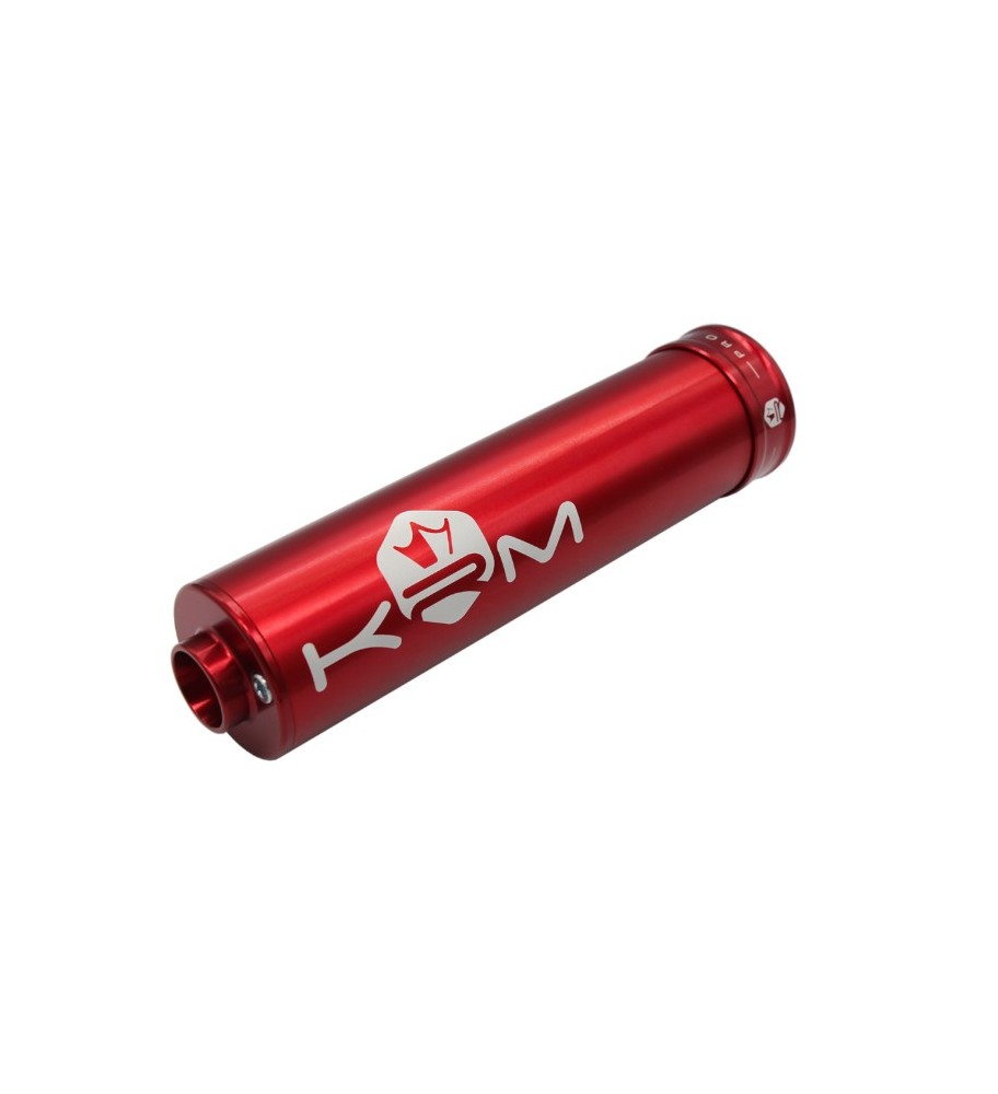 SILENCIEUX KRM 50-70CC ALU FULL ROUGE