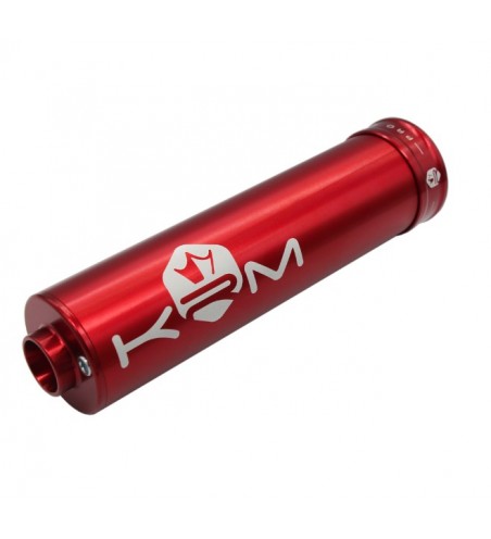 SILENCIEUX KRM 50-70CC ALU FULL ROUGE