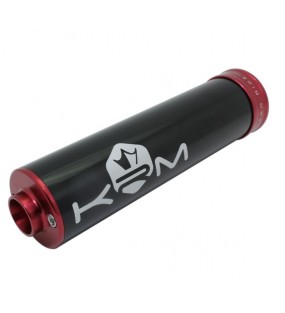 SILENCIEUX KRM 50-70CC ALU NOIR / ROUGE