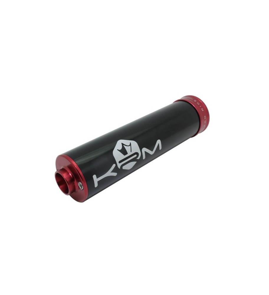 SILENCIEUX KRM 50-70CC ALU NOIR / ROUGE